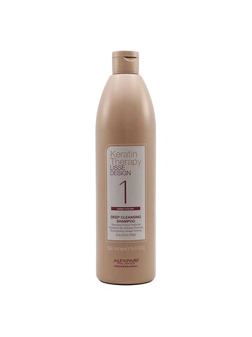 ALF0401 ALF MILANO LISSE DESIGN KERATIN THERAPY DEEP CLEANSING SHAMPOO 500 ML-1