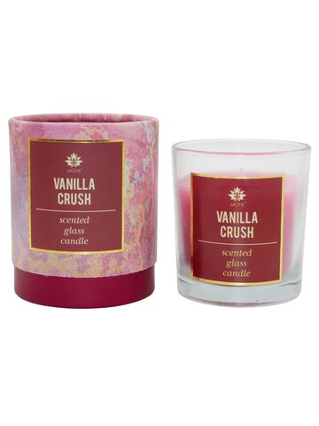 AR145 AR AROME GLASS SCENTED CANDLE VANILLA CRUSH 120 G-1