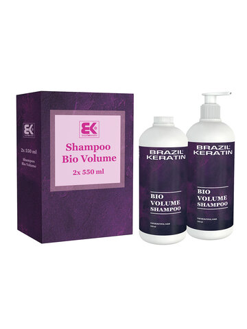 BK0126 Brazil Keratin Bio Volume Shampoo Duo Set 2 x 550 ml-1