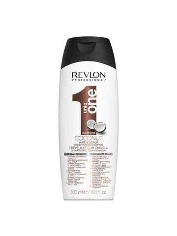 RE129 Revlon Professional Uniq One All In One Coconut Hair & Scalp Conditioning Shampoo 300 ml-1