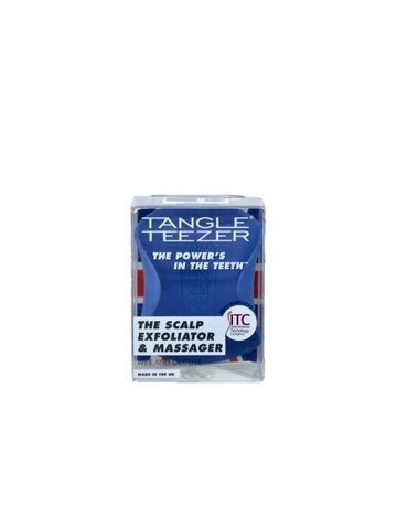 TT140 Tangle Teezer The Scalp Exfoliator & Massager Coastal Blue Hairbrush-1