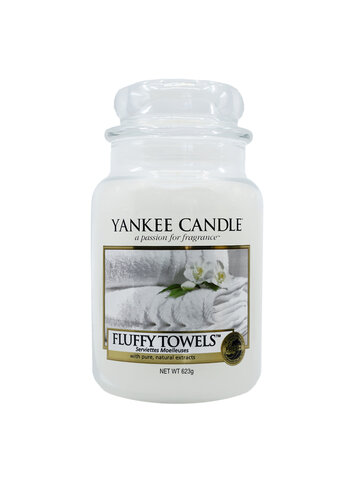 YC0150 Yankee Candle Classic Large Jar Candle Fluffy Towels 623 g-1